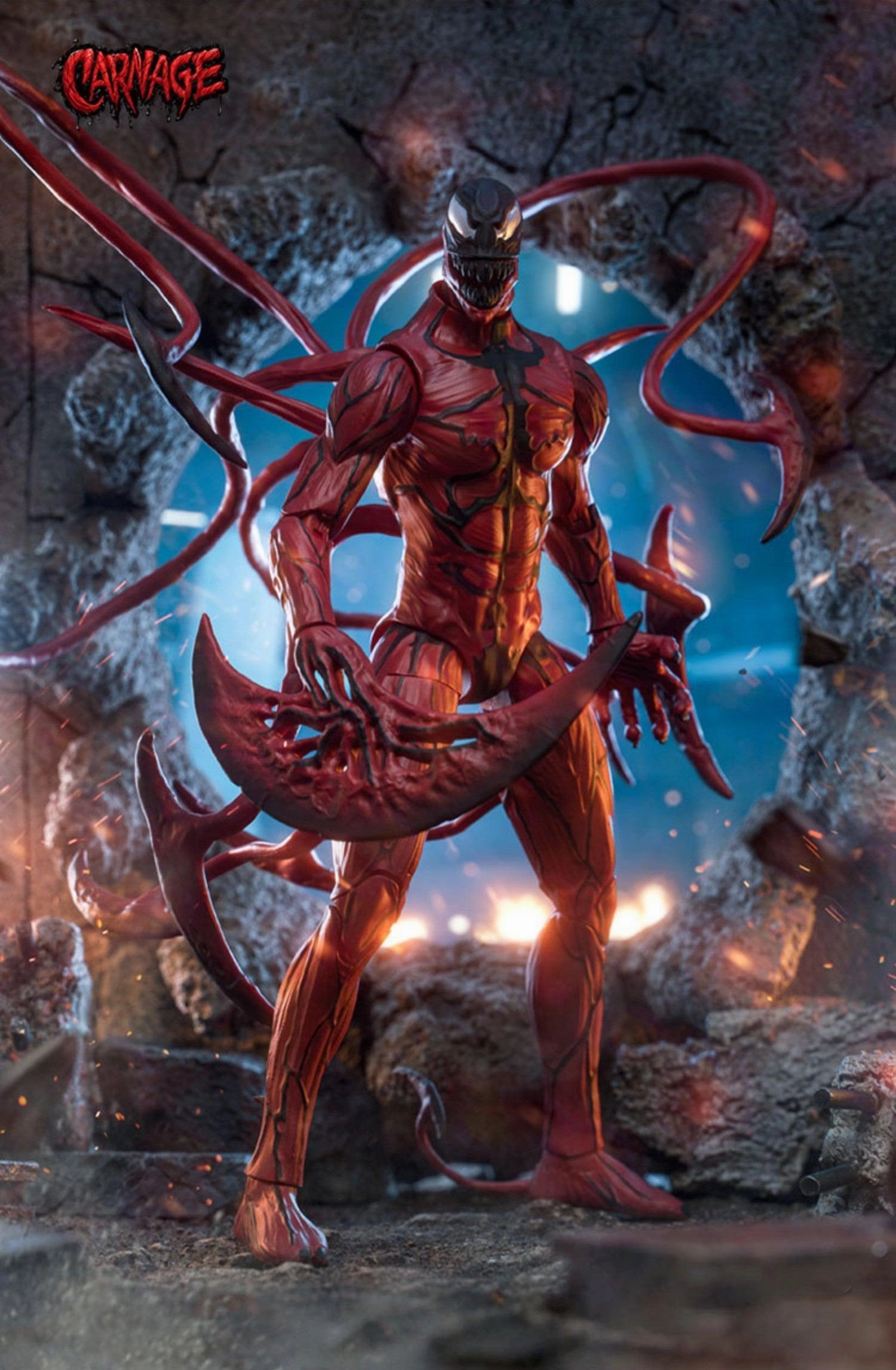 World Collector PC Game 1:10 Carnage Action Toy