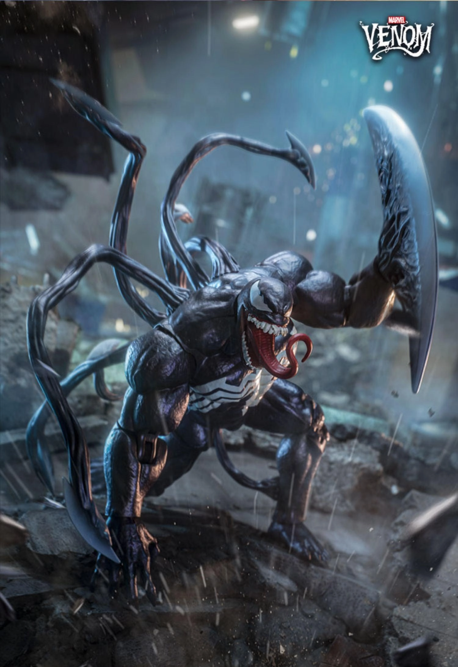 Static Pose Fantasy Character 1:10 Venom Action Toy