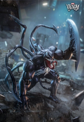 Static Pose Fantasy Character 1:10 Venom Action Toy