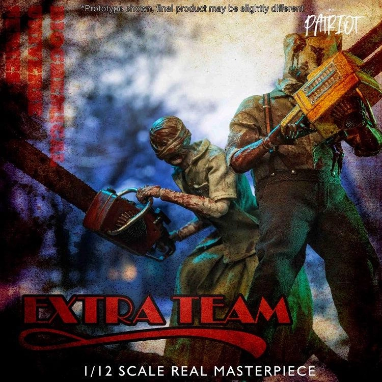 YouTube Background Fantasy Toy 1:12 Chainsaw Extra Team Action Figure