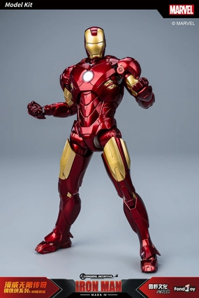 1:12 Iron Man Mark IV Mk4 Action Figure Assembly Kit Industrial Decor