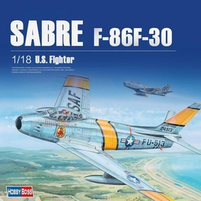 1:18 F-86F-30 Sabre Fighter Assembly Kit Creative Outlet
