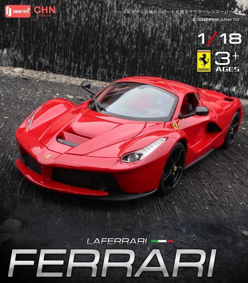 1:18 Ferrari LaFerrari Alloy Model Car Superhero Showcase Superhero Hobby