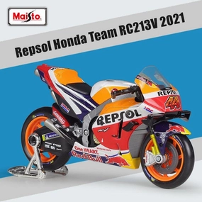 Folk Art 1:18 Repsol Honda Team RC213V 2021 Motorcycle Alloy Car