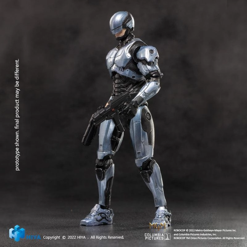 Extinct Creature Small Statue 1:18 Robocop 2014 Silver Action Figure