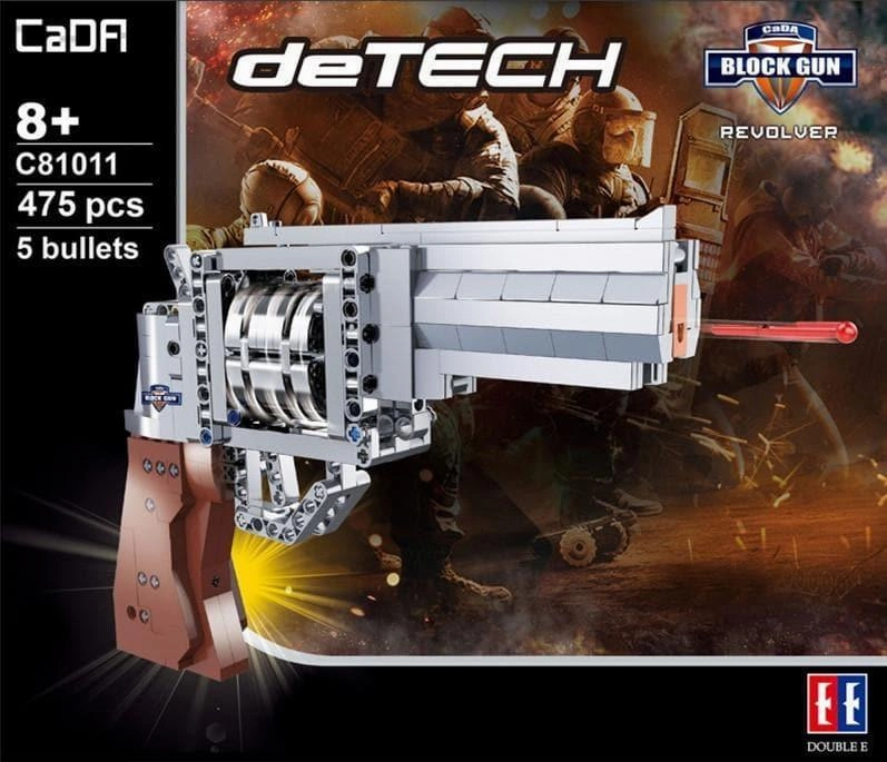 1:1 Colt Pistol Gun Revolver Magnum Building Blocks Set Superhero Item Wildlife Model