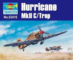 Superhero Hobby Educational Toy 1:24 Hurricane MkII C/Trop Fighter Assembly Kit