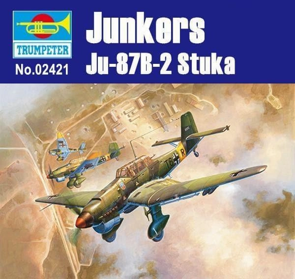 Vinyl Merchandise Anime Piece 1:24 Junkers Ju-87B-2 Stuka Fighter Assembly Kit
