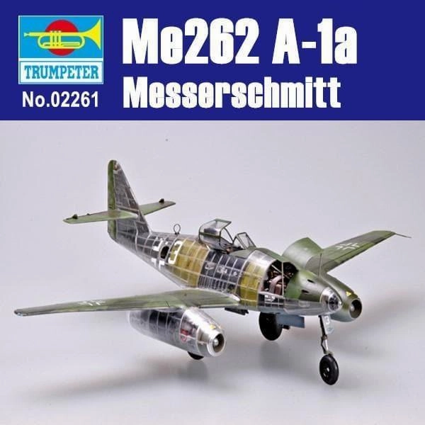 1:32 Messerchmitt Me262 A-1a Clear Edition Fighter Assembly Kit Art Unit Architectural Model