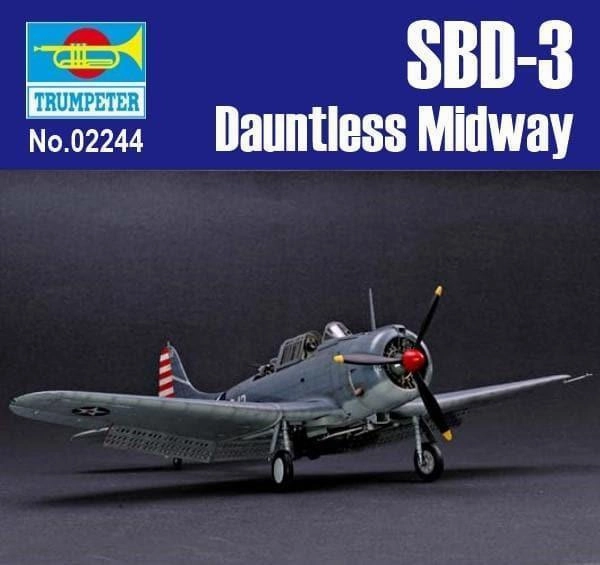 1:32 SBD-3 Dauntless Midway Fighter Assembly Kit Hidden Gem