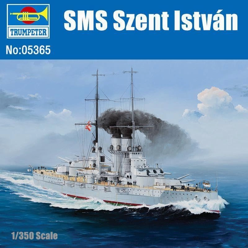 Full Set Fantasy Showcase 1:350 SMS Szent Istvan Dreadnought Battleship Assembly Kit