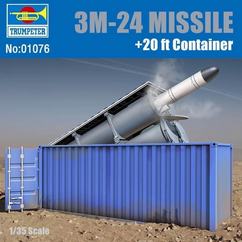 1:35 3M24 Club-k in 20-feet variant Kh-35UE Assembly Kit Premium Statue Official Merchandise