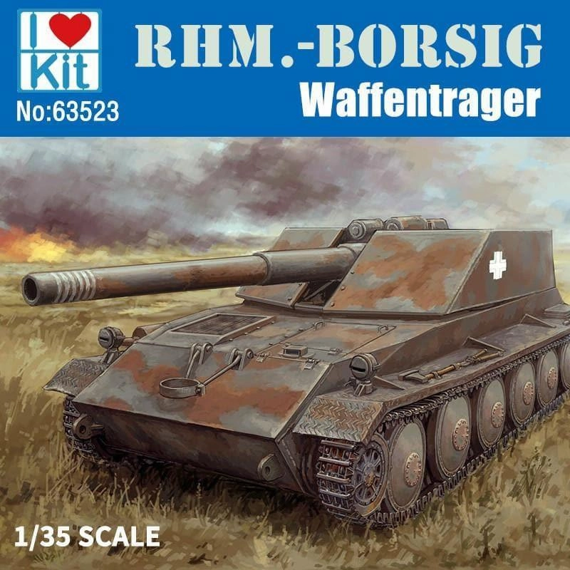 1:35 German Rhm Borsig Waffentrager Tank Assembly Kit Toy Figurine Lifetime Hobby