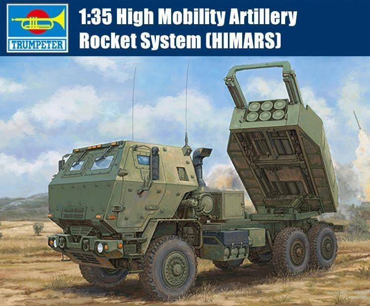 Collectible Collectible Realistic Sculpture 1:35 M142 High Mobility Artillery Rocket System HIMARS Assembly Kit