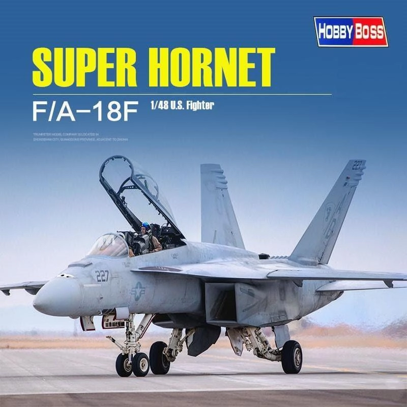 1:48 F/A-18F Super Hornet Fighter Assembly Kit Anime Sculpture