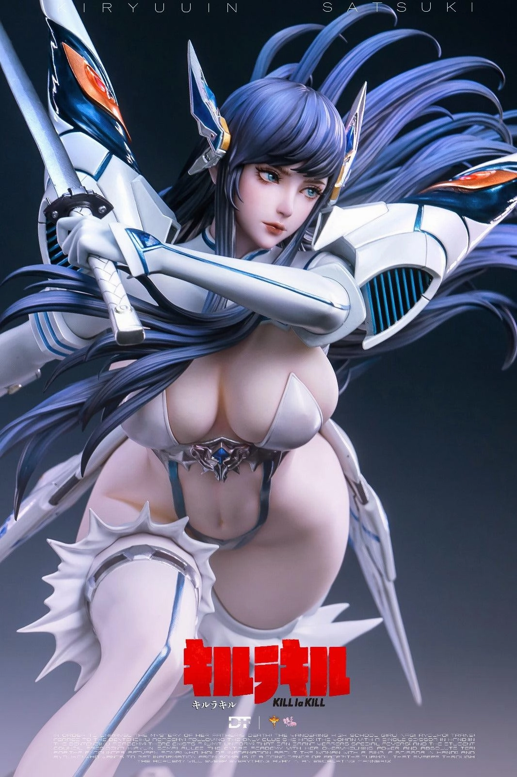 1:4 Satsuki Kiryuin Kamui Junketsu Version Figure Statue Memory Keepsake Secret Figure