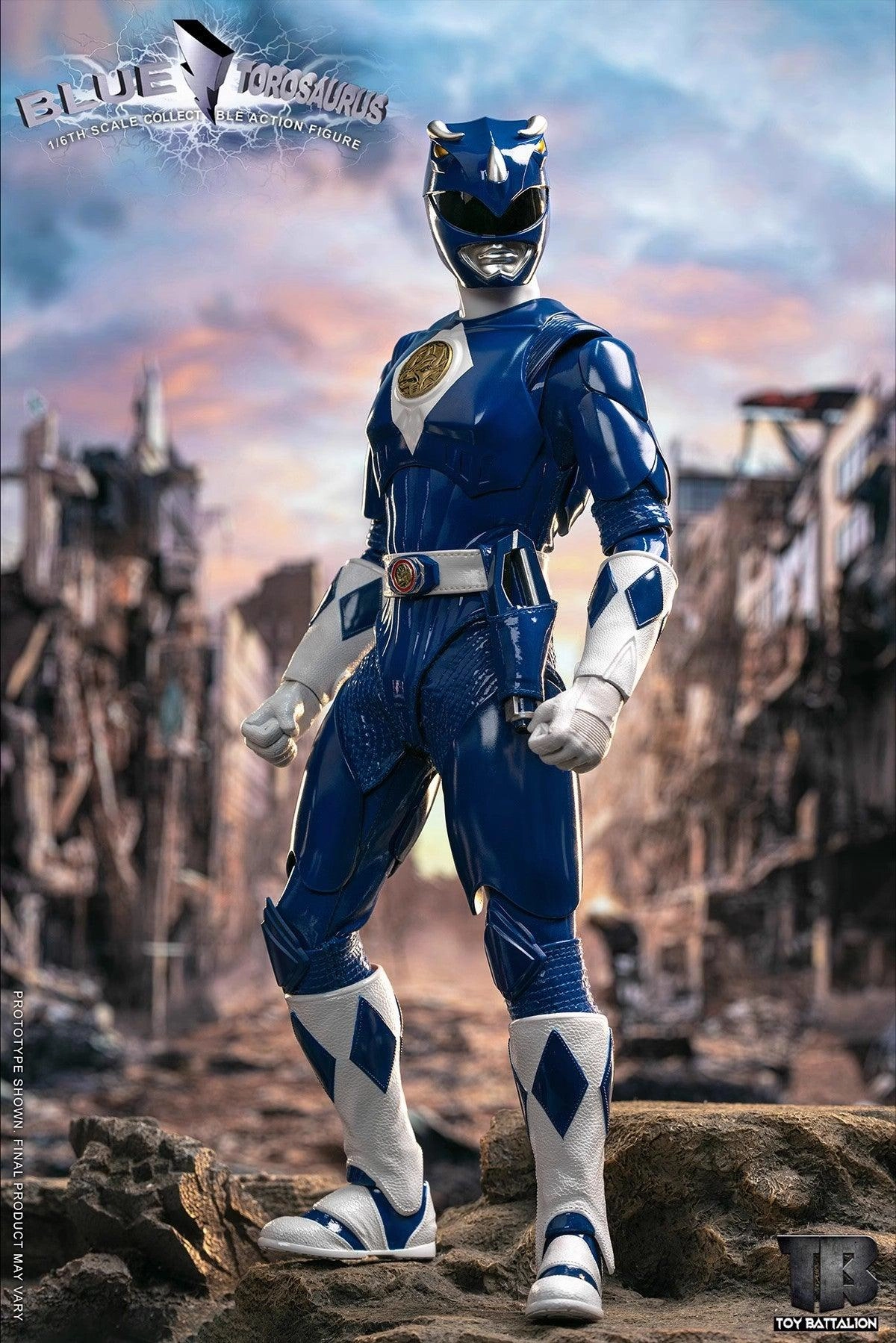 Robot Art 1:6 Blue Torosaurus Action Figure