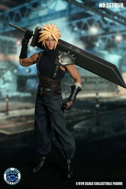 Gaming Unit Collectible Art 1:6 Cloud Strife Seamless Figure
