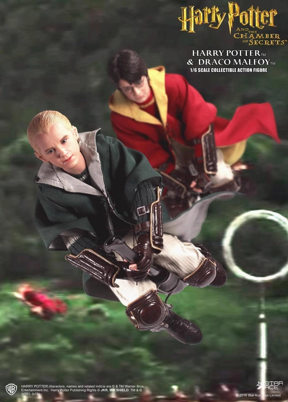 1:6 Harry Potter & Draco Malfoy Twin Pack Action Figure African Art