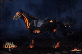 1:6 Hell Ranger Horse Action Figure Metallic Finish Sci-Fi Model