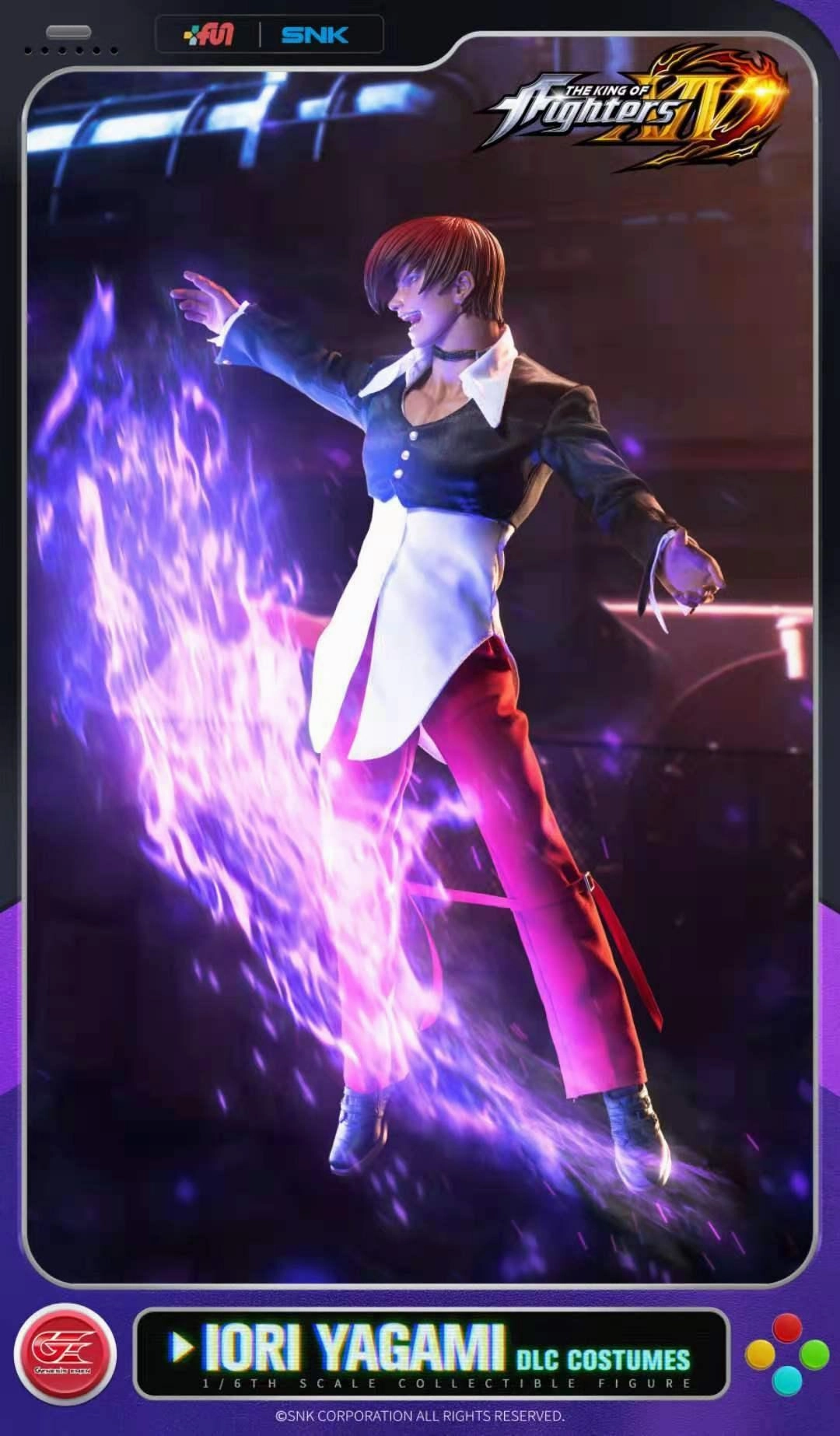 1:6 Iori Yagami Action Figure Art Figure