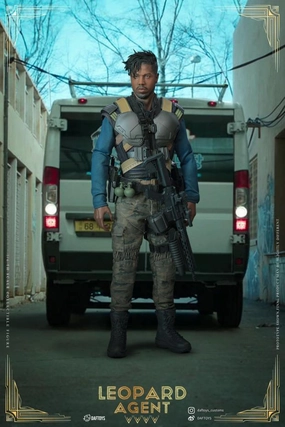 Durable Material 1:6 Leopard Agent Action Figure