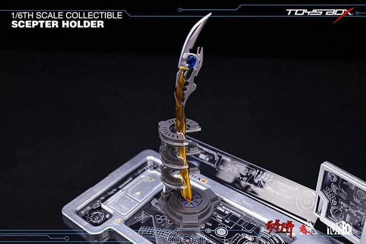 Miniature Collectible 1:6 Loki Scepter Holder Acrylic Display Stand