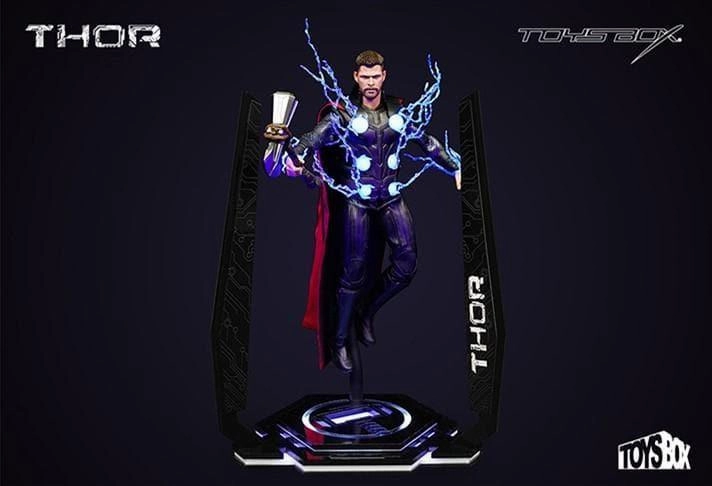 Resin Statue 1:6 Thor UV Light Display Base Stage