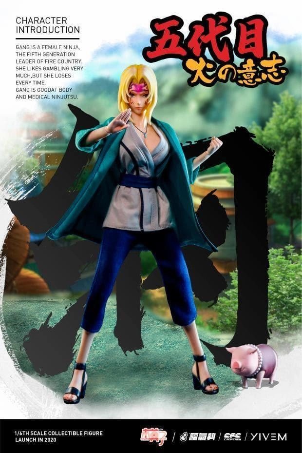 1:6 Tsunade Seamless Figure Poseable Figure Military Figure