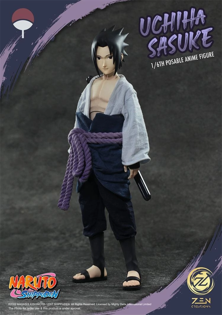 1:6 Uchiha Sasuke Action Figure Blockchain Token Pop Icon