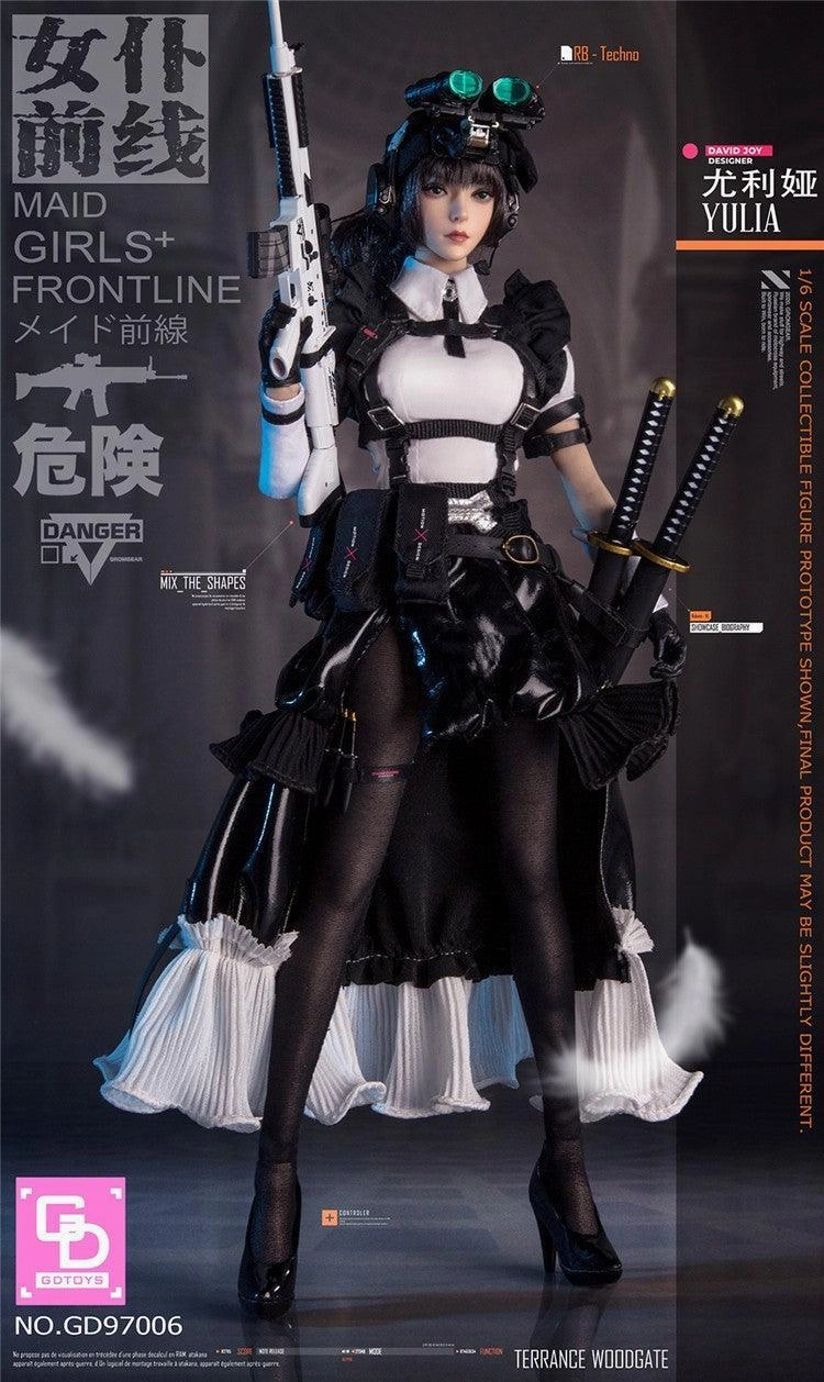 Animation Series Superhero Goods 1:6 Yulia Maid Girls Action Figure