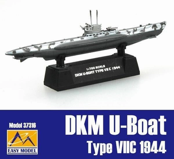 1:700 DKM U-Boat Type VIIC U7C 1944 Submarine Kaiju Statue