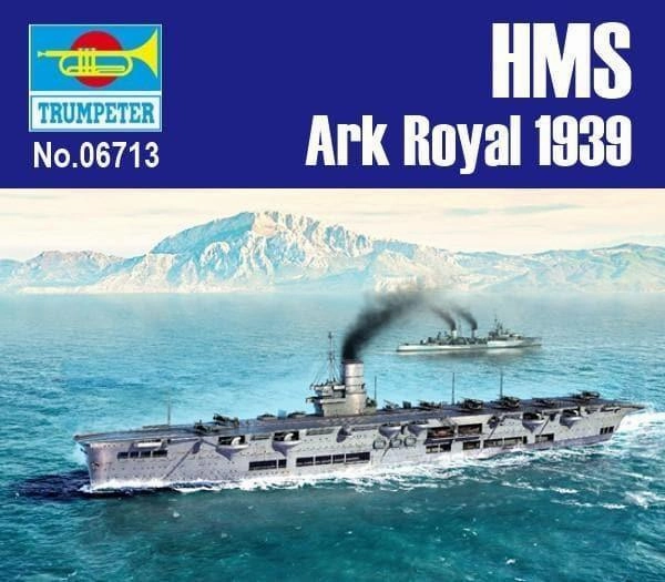 Enthusiast Grade Posable Model 1:700 HMS Ark Royal 1939 Assembly Kit