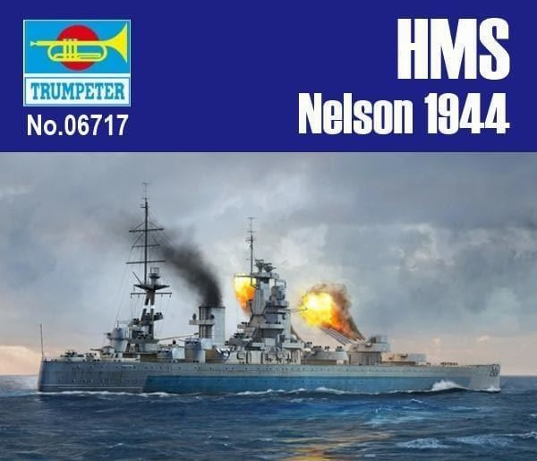 Limited Collection 1:700 HMS Nelson 1944 Warship Assembly Kit
