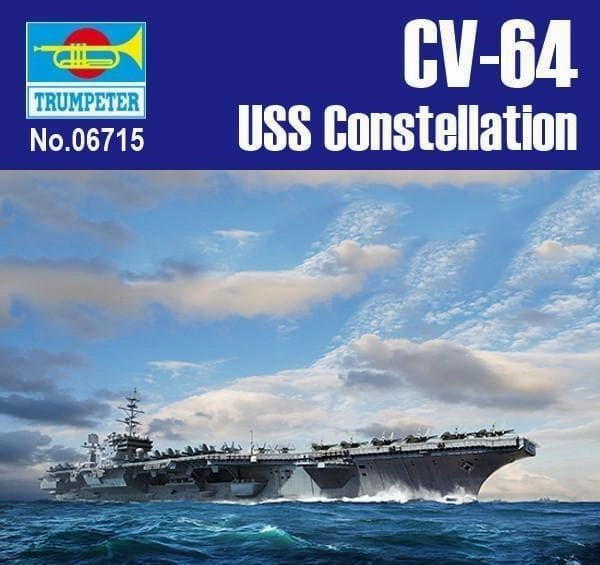 Articulated Model 1:700 USS Constellation CV-64 Assembly Kit