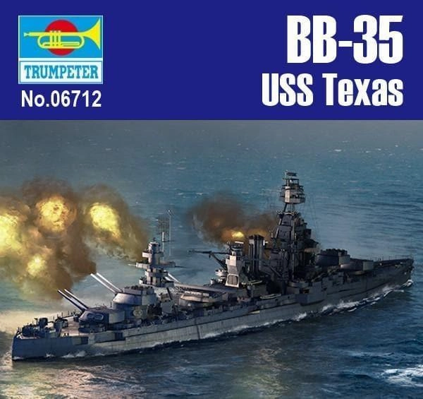 Hobby Kit 1:700 USS Texas BB-35 Warship Assembly Kit