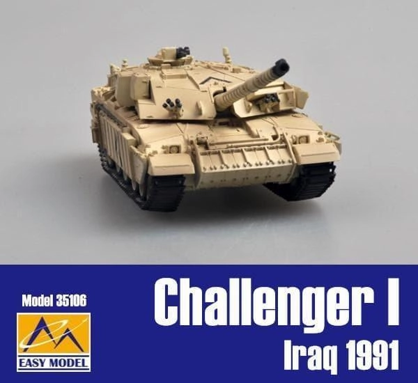 Learning Tool Gaming Art 1:72 Challenger I Iraq 1991 Tank