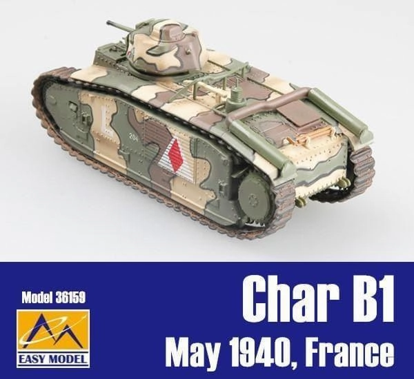 1:72 Char B1 May 1940 France 3nd company Tank Appreciating Asset
