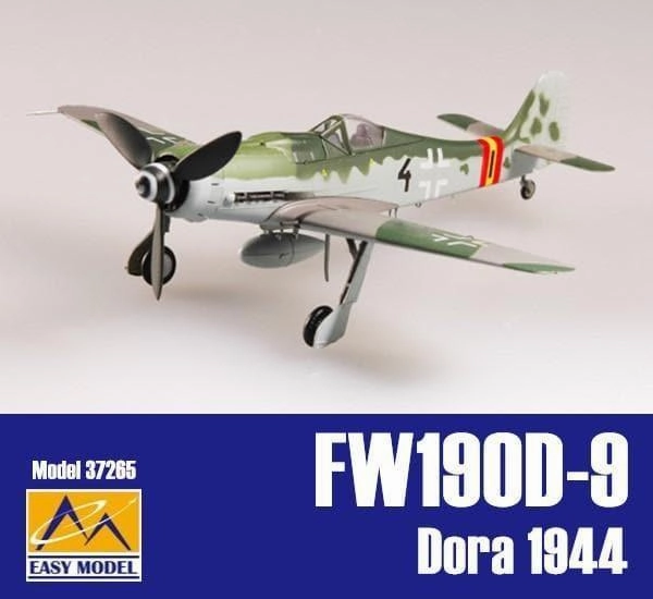 1:72 FW190D-9 Dora JG54 1944 Fighter Lifetime Hobby Paper Model