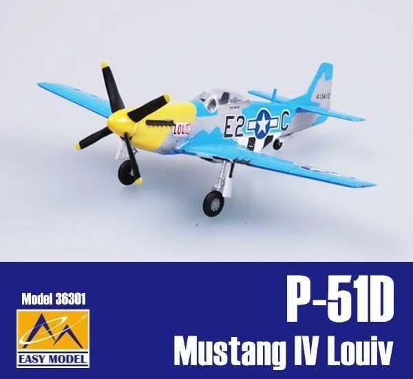 1:72 P-51D Mustang IV Louiv Fighter Chibi Creation Brand Collaboration