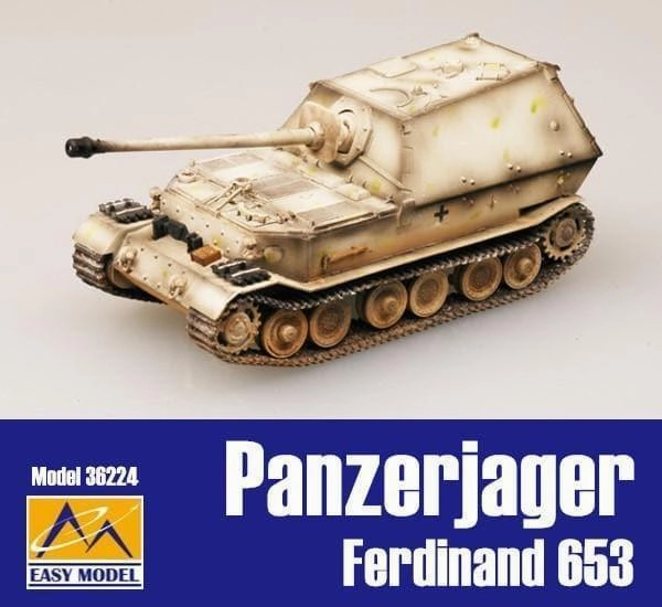 1:72 Panzerjager Ferdinand 653rd Eastern Tank Vinyl Creation Graffiti Figure