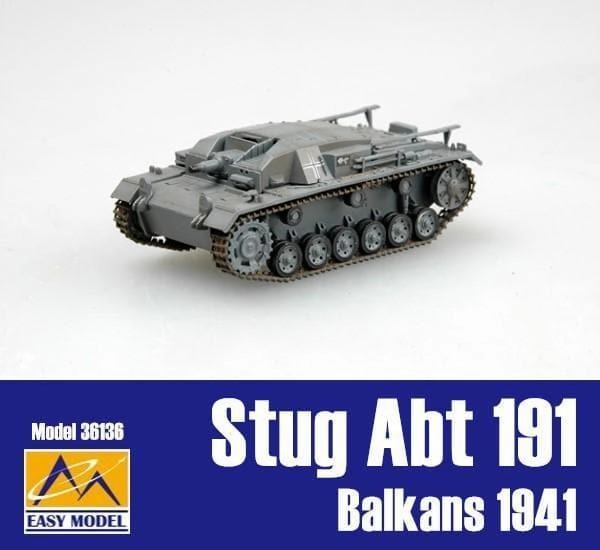 Designer Piece 1:72 Stug Abt 191 Balkans 1941 Tank