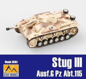 Dinosaur Model Anime Display 1:72 Stug III Ausf G Pz Abt115 Belgium 1944 Tank