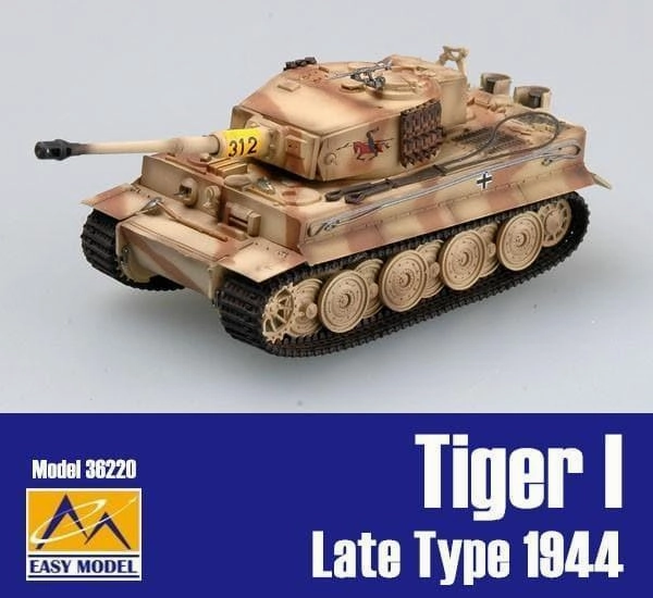 Audience Favorite Small Sculpture 1:72 Tiger I Late Type 1944 Schwere Pz.Abt.505 Tiger 312 Tank