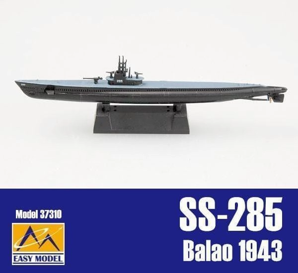 1:72 USS SS-285 Balao 1943 Submarine Learning Tool
