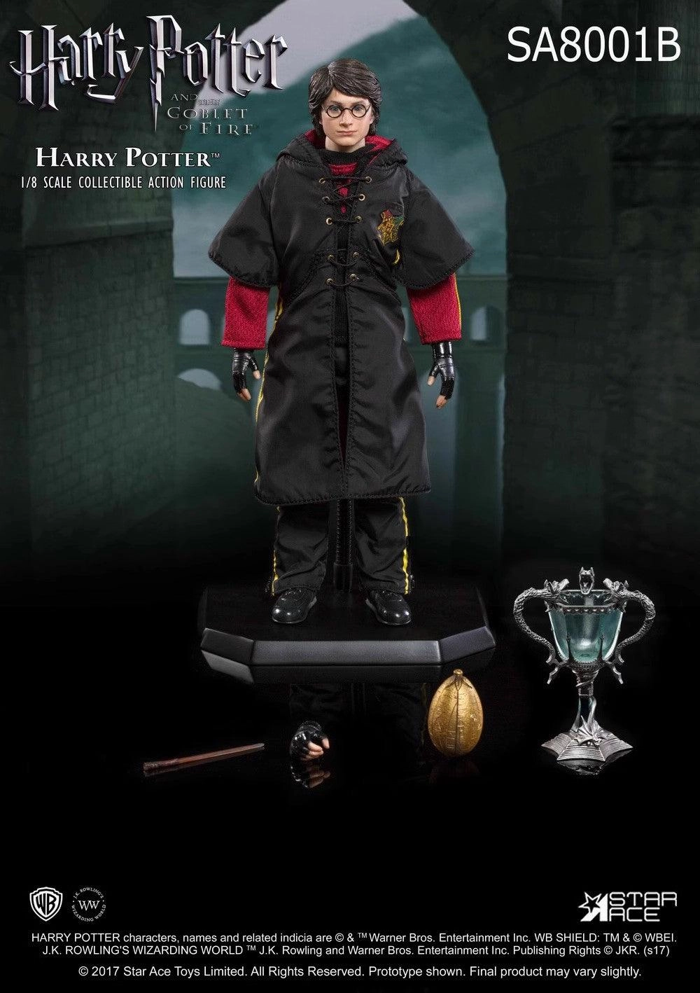 Chibi Toy Painting Kit 1:8 Harry Potter the Goblet of Fire Action Figure