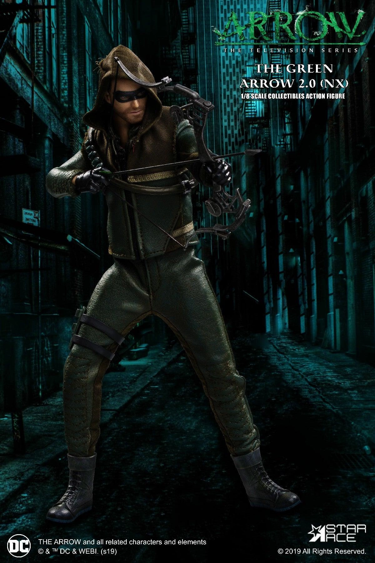 1:8 Oliver Queen the Green Arrow 2.0 DX Version Action Figure Underground Scene Gaming Art