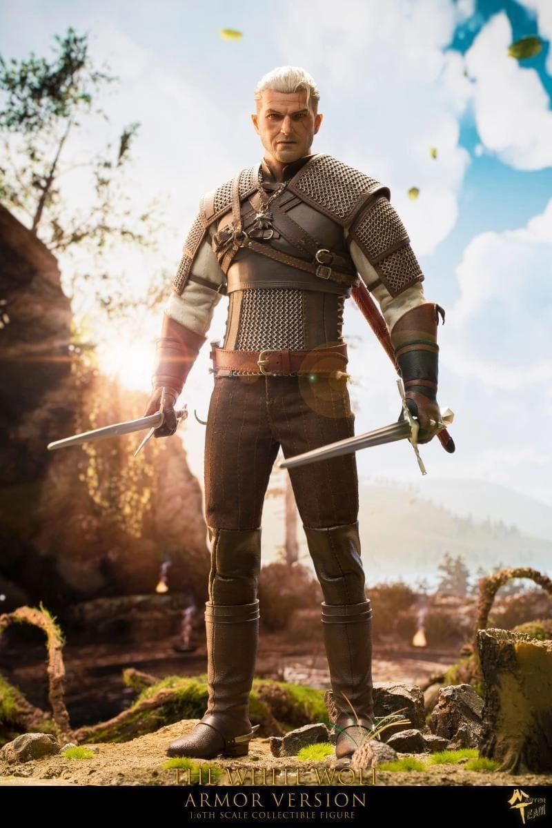 1:6 The White Wolf Armor Version Action Figure Fantasy Art Interchangeable Part