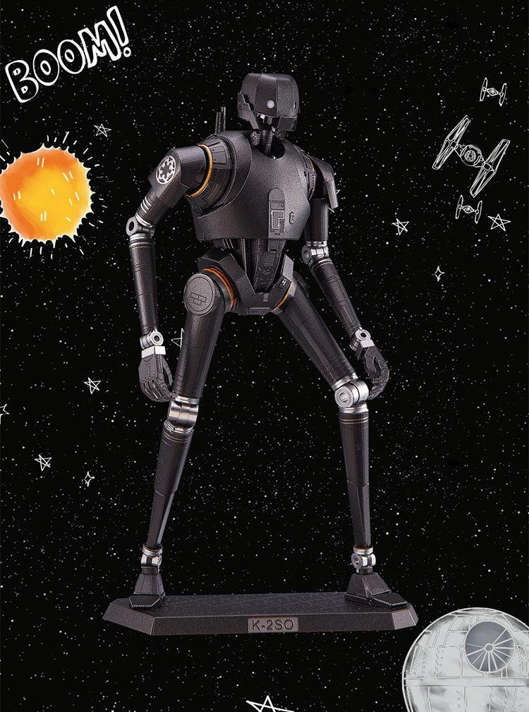 Cultural symbol Award Trophy K-2SO Metal Assembly Kit