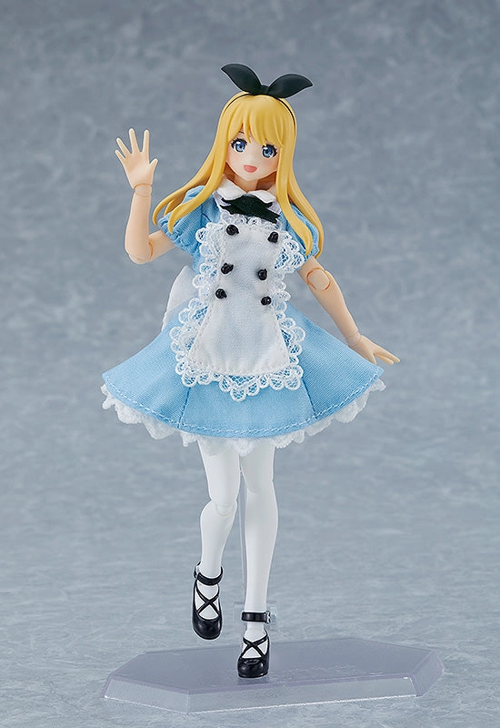 figma Female Body (Alice) with Dress   Apron Outfit All Season